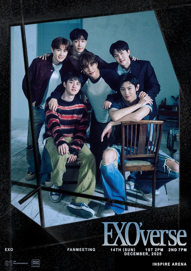 EXO Unveils Poster for ‘EXO'verse’ Fan Meeting… First Gathering in 1 Year and 8 Months