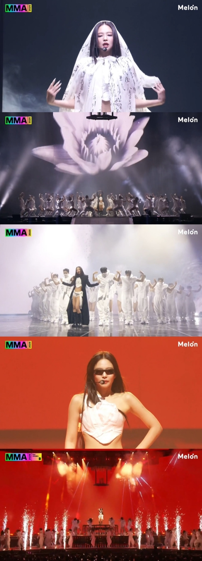 Jennie Bersinar dengan Penampilan Unik di MMA2025, Memenangkan Tiga Penghargaan