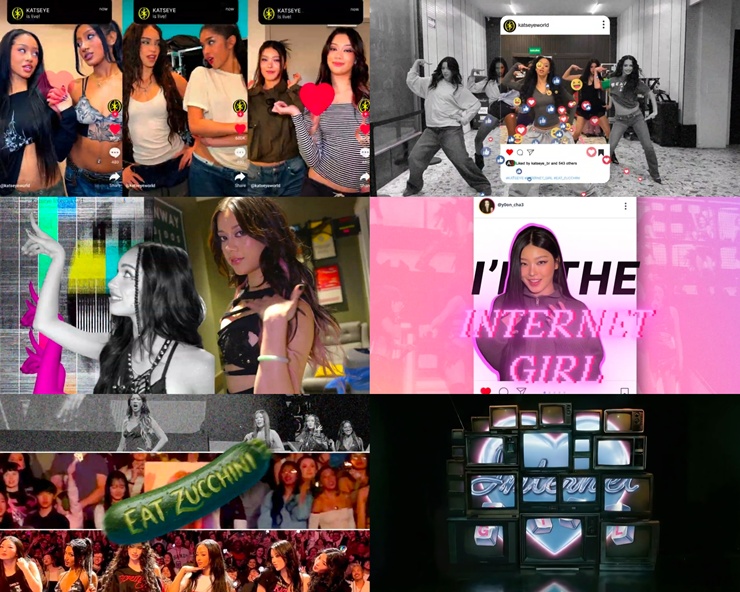 KATSEYE Unveils Visualizer for New Track ‘Internet Girl’