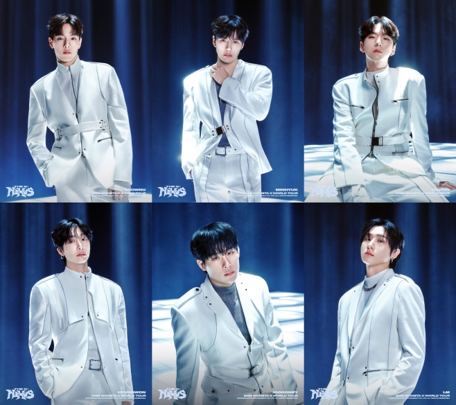 MONSTA X Unveils Concept Photos for 'THE X: NEXUS' Tour, Building Anticipation