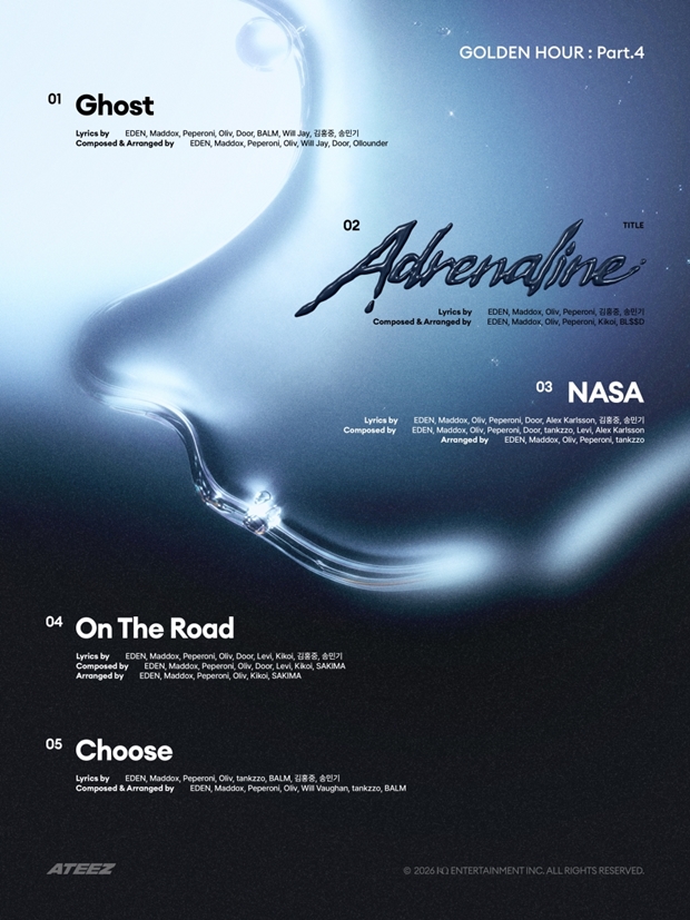 ATEEZ Mengonfirmasi Lagu Utama 'Adrenaline' untuk Album Baru, Hongjoong dan Mingi Berkontribusi dalam Penulisan Lirik