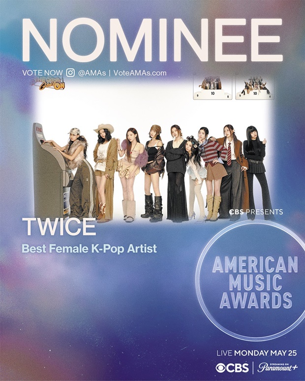 TWICE Dinominasikan untuk 'Artis K-Pop Wanita Terbaik' di American Music Awards