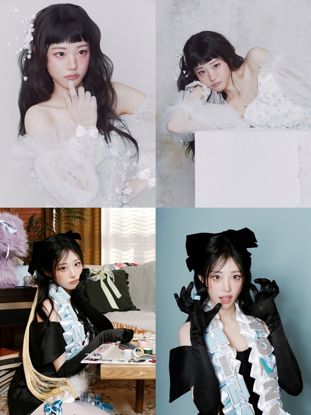 QWER 히나, '세리머니' 콘셉트 포토 공개하며 인형 같은 매력 발산