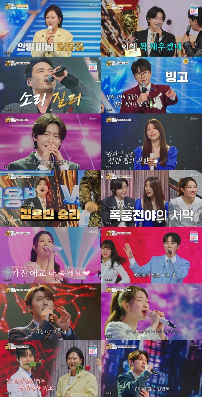 ‘금타는 금요일’ 김용빈과 장윤정의 조합, 시청률 상승