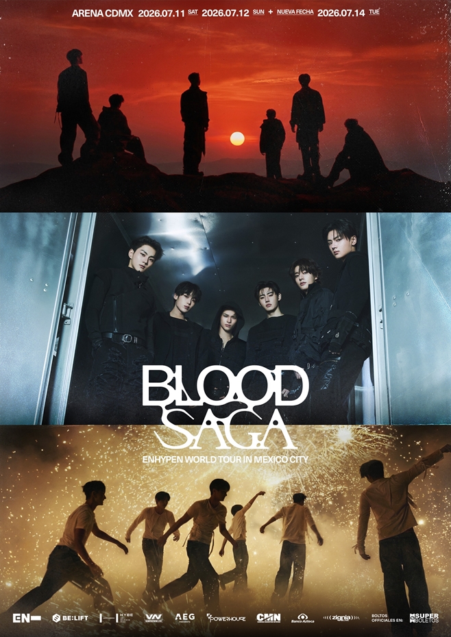 엔하이픈, 멕시코시티 공연 추가 확정…티켓 초고속 매진 기록