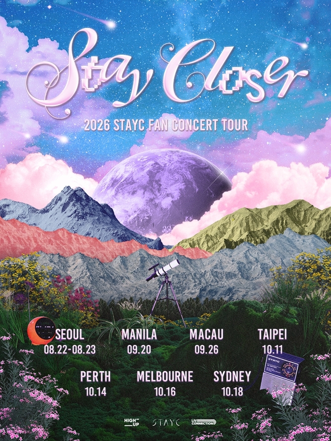 STAYC Expands Global Fan Engagement with 'STAY CLOSER' Fan Concert Tour